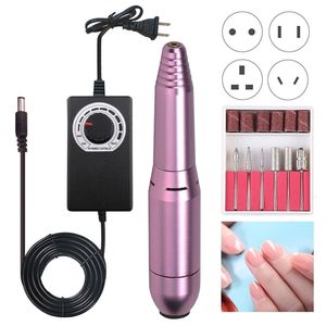 Nagelkonstutrustning 35000 rpm Electric Drill Machine Manicure Pedicure Professional Salon Strong Tools 221007