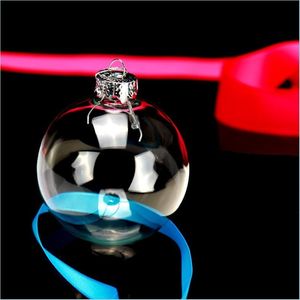 Christmas Decorations Christmas Decorations Blowing Balls Transparent Hollow Clear Glass Ball Tree Party Ornament Reusable Creative W Dho9Z