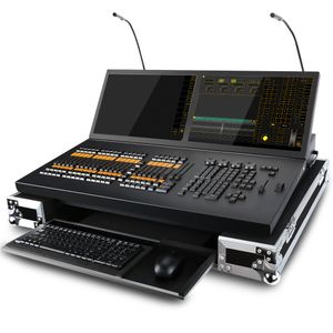 1 Единицы Другое сценическое освещение Dark Horse Console Console Notebook Command Command Controller DMX512 с корпусом полета