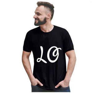 Men's T Shirts 2022 Summer Men Women Valentine's Day Letter Printed O-Neck Casual Tees Tops Streetwear Oversized T-shirts Camiseta#35