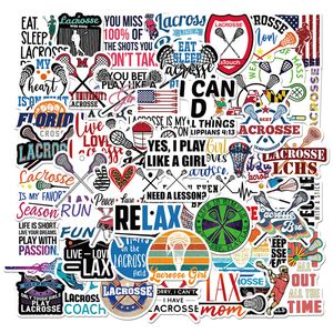 50PCS lacrosse sport Stickers hockey Graffiti Kids Toy Skateboard car Motorcycle Bicycle Sticker Decals Wholesale