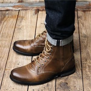 Boots 2022 Men Autumn Autumn Sheip zip ankle handmade round toe low yeel cheel shole shoes fashion descriese terture design 221007