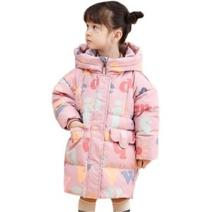 Piumino invernale Ragazze Ragazzi Piumini Calore Impermeabile Bambino Cappotti lunghi Cartone animato Bambini Abiti da neve Baby Therme Parka 1 8 anni 221007