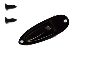 Salida de guitarra eléctrica Jack Plate Strat Boat con juego de tornillos para guitarra eléctrica FD ST /SQ