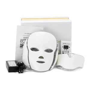 7 Colors Electric Led Face Mask Facial Machine Light Beauty Photon Device Face &Neck for Skin Rejuvenation
