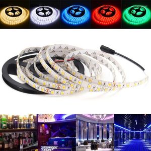 Remsor 5m LED -remsbelysningar 72W 24V Super Bright SMD 300Led Waterproof 300LEDS Flexibel tejpljus f￶r hemmaplan