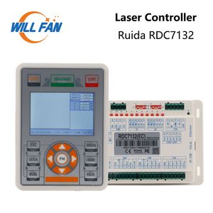 CO2 Lazer Kesme ve Gravür Makinesi için Entegre Ruida RDC7132G Sürücü Kontrolör Sistemi Fan Will