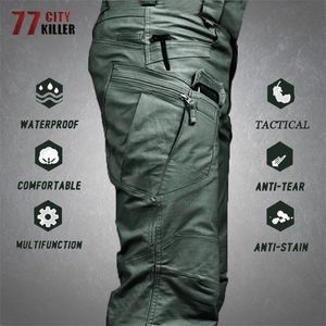Mens Pants Tactical Cargo Men Outdoor Waterproof SWAT Combat Military Camouflage Trousers Casual Multi Pocket Male Work Joggers 221007