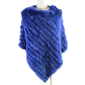 Scarves Harppihop Knitted Fur Shawl Poncho Stole Cape Scrap Wrap Women's Garment Pashmina