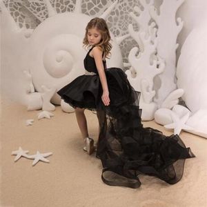 Sukienki dla dziewczynki Tiulowy Tiulowy Tiulowy warstwy księżniczki Puffy Odłączona przyjęcie weselne Kid Sukienka urodzinowa 2022