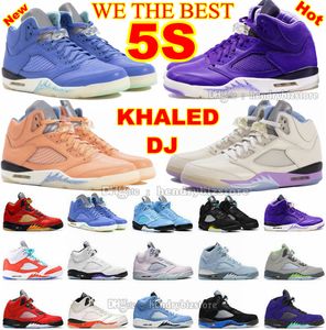 5S Crimson Sail Basketball Shoes DJ Khaled We The Bests Graieful Father Of Asahd Another 5 Purple Coral Rich Pinksicle Laney Safty Orange White Cement Mens Sneakers