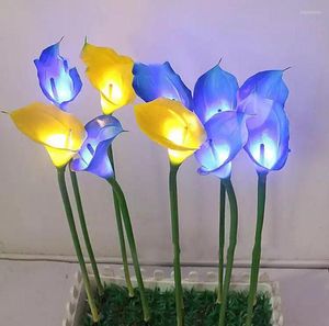 Strings Korea Flowers Exhibition Outdoor LED Horseshoe Flower Light Illuminazione decorativa per Fome Floor Lamp Garden Park