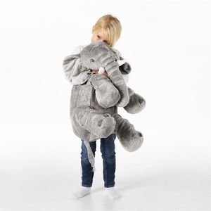 Bambole di peluche 1 pz 4060 cm INS Elefante Cuscini Morbidi Bambino Che Dorme Cuscino Consolatore Farcito Cuscino Animale Regalo Per I Bambini 221007