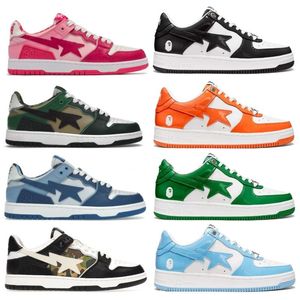 Casual Shoes Sneakers White Green Red Black Yellow SK 8 Men Women A Bapestas Sta Low ABC Camo Stars with Box