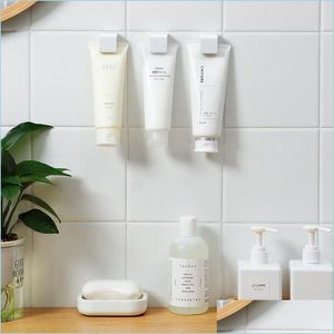 Bathroom Shelves Tootaste Clip Rack Punch Wall-Mounted Cleanser Bathroom Toilet Wall Storage Drop Delivery 2021 Home Garden Bath Hardw Dh0Up