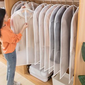 Clothing Storage 1Pc Home Bag Pouch Case Organizer Wardrobe Hanging Top Clothes Garment Dress Suit Coat Dust Cover