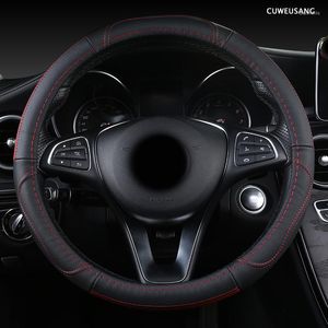 Steering Wheel Covers CUWEUSANG Leather Car Cover For Infinitis Q30 Q50 FX35 QX50 QX56 QX60 QX70 FX G25 G37