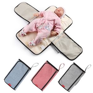 Changing Pads Covers Waterproof Multi Function Portable Multifunction Diaper Bag Pad Baby Mom Clean Hand Folding Mat Infant Care Products 221007
