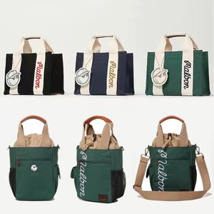 أكياس الجولف Canvas Crossbody العلامة التجارية للجنسين حقيبة الجولف أكياس اليد المحمولة حقيبة تخزين 221007