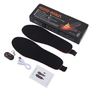 Winter Outdoor Heated Insole Foot Warmer Temperature Control Electric Foot Warming Pads Feet Warmer Sock Pads Mat Lithium Battery Can Be Cut For Men And Women