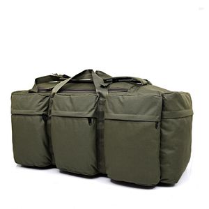 Duffel Bags Men's Vintage Travel Large Capacity Canvas Tote Portable Luggage Camouflage Handbag Bolsa Multifunction Duffle Bag