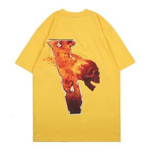 Herren-T-Shirts, modische Herren-Designer-T-Shirts für Herren und Damen, kurzärmelig, hochwertige gelbe T-Shirts, Größe S-XL