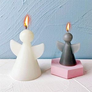 Candles Creative Angel Acrylic Mould DIY PC Aromatic Making Soap Resin Molds Christmas Gifts Craft Supplies Home Decor 221007