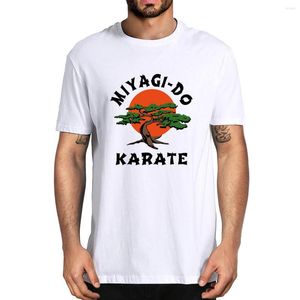 Herr t-skjortor unisex bomull miyagi do jo inspirerad av karate kid art retro cool mäns nyhet t-shirt kvinnor casual streetwear eu size