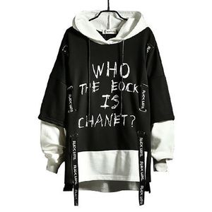 Mens Hoodies Sweatshirts Fashion Casual Letter Printing Crewneck Lounge Wear Streetwear Spring Summer Thin Hip Hop Anime Clothing 221007