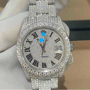 A4M2 2024Digner Watch مخصصة فاخرة Iced Out Fashion Mechanical Watch Moissanit E Diamond Free Shiplgxfiicilef