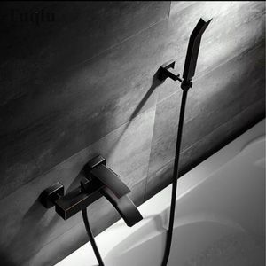 Bathroom Shower Sets Fashion Europe Style Quality Brass Black ORB Finished Bathtub Faucet Set Mixer