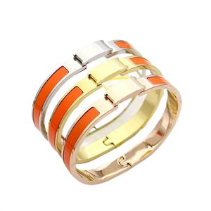 Luxury Charm designer design Bangle stainless steel gold buckle bracelet fashion jewelry men and women bracelets wedding christmas Birthday gifts For couples