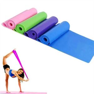 Sport-Yoga-Bänder, elastische TPE-Fitness-Trainingsplatten, Widerstands-Erweiterungsbänder, Übungsgürtel, 1,5 m