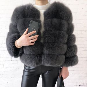 Женский мех 2022 стиль настоящий пальто натуральная куртка зима тепло