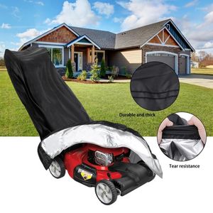 衣類収納芝刈り機カバー防水頑丈なオックスフォード布は家の庭のためのバッグを添えてアウトプルーフ防止防止天気装置