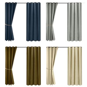 Curtain Modern Simplicity Curtains Waterproof Sun Protection Grommets High Shading Window Heat Insulation Privacy Screen Panel