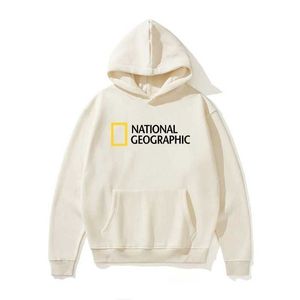 Herrhuvtröjor Sweatshirts Hooded Sweatshirt Stylish Sweatshirt för utomhusanvändningsunderhållning och Adventure National Geographic Magazine T221008