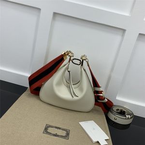 7A Top Designer bags Handbag Crescent bag Dumpling bun 699409 One Shoulder Messenger bag Fashion Classic Women's Genuine Leather bag Luxury Custom Made Wide Webbing