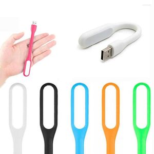 Luci notturne Mini luce USB flessibile Romanzo LED Camera da letto per bambini Lettura Protezione per gli occhi Lampada Laptop Notebook Power Bank Table