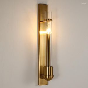 Wall Lamp Glass Modern Living Minimalist Room TV Background Aisle Corridor Bathroom Mirror Front