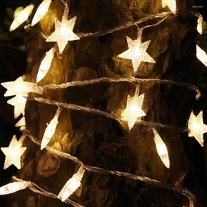 Stringhe di alta qualità 3M 6M USB alimentato a forma di stella LED String Holiday Lighting Lampadina 20 / 40LED Strip Light per la decorazione di interni ed esterni