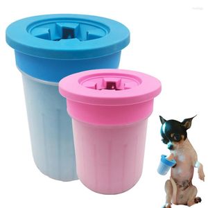Dog Apparel Pet Cat Foot Clean Cup Mug Cleaning Tools Rubber Washing Brush Muddy Washer Accessories For Small Medium Dogs Cats
