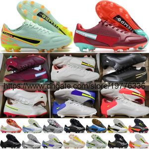 send with bag Soccer Boots Tiempo Legend 9 Elite Pro FG Football Shoes For Mens Top Quality Soft Leather Comfortable Outdoor Trainers Ankle