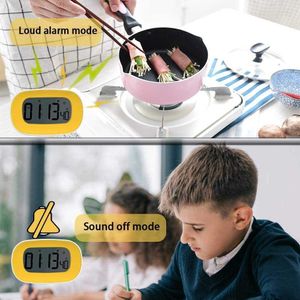 Digital Kitchen Stoppwatch Timer Alarm Clock Big Bold Siffror 12/24 HR Time Count Up Countdown bekv￤mt