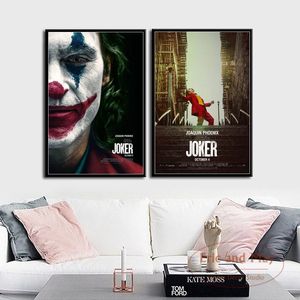 Joker Wall Art Poster Canvas målning trycker bilder Chaplin Jokers Comic Sketch Heath Ledger Movie Arts Crafts For Home Living Room Decor Modern nordisk stil