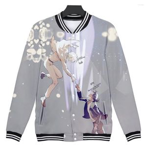 Męskie kurtki męskie płaszcz anime D Casual Moriarty the Patriot V Neck Baseball Jacket Style Mundur Fashion Sport Winter Y2K Kawaii