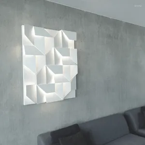 Duvar lambası Gölgeler Grand Sconce Led Kapalı Yatak Odası Başucu Salonu Yemek Odası Uzun 3D Model Aydınlatma Koridoru Süslemeleri Sanat