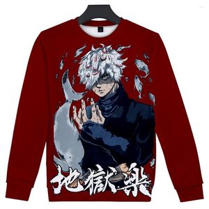 Felpe con cappuccio da uomo Hell's Paradise Jigokuraku Felpa Girocollo Manica lunga Donna Uomo Felpe Stile casual 3D Abbigliamento Anime