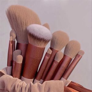 Makeup Brushes 13Pcs Soft Fluffy Makeup Tools Brushes Set For Cosmetics Foundation Blush Powder Eyeshadow Kabuki Blending Makeup Brush Beauty