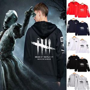 Hoodies masculinos do capuz europeu e americano Men Dawn matando cosplay